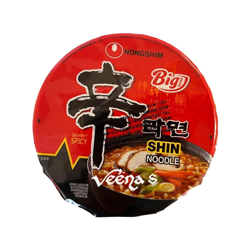 Buy Nongshim Big Bowl Shin Noodle 114g-Q at Veenas.com - Online Indian Grocery Store UK