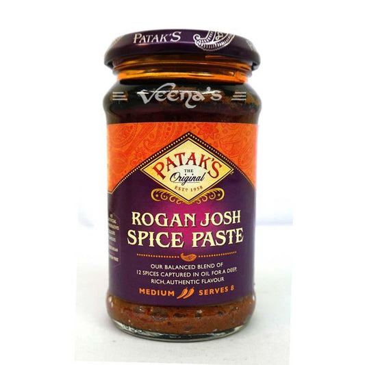Buy Pataks Rogan Josh Spice Paste 283g at Veenas.com - Online Indian Grocery Store UK