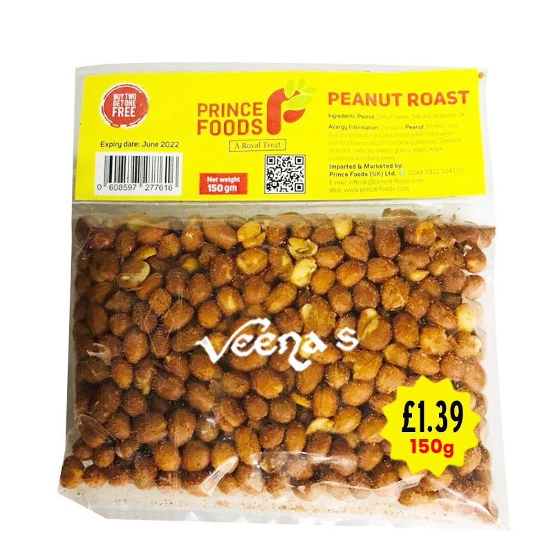 Buy Prince Foods Peanut Roast 150g at Veenas.com - Online Indian Grocery Store UK