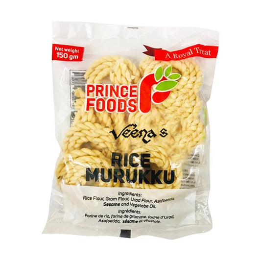 Buy Prince Foods Rice Murukku 150g (Buy1 Get1 Free) at Veenas.com - Online Indian Grocery Store UK