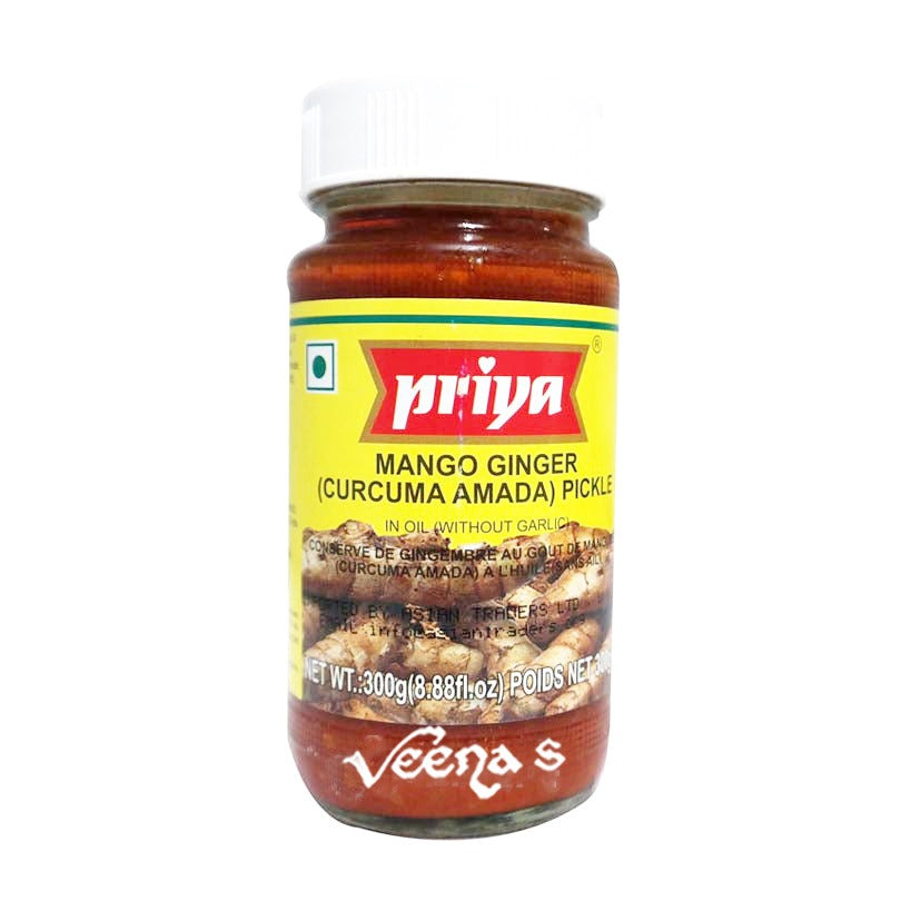 Buy Priya Mango Ginger Pickle 300g at Veenas.com - Online Indian Grocery Store UK