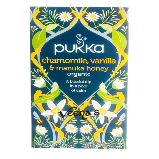 Pukka Org Chamomile, Vannila & Manuka Tea 20Bags