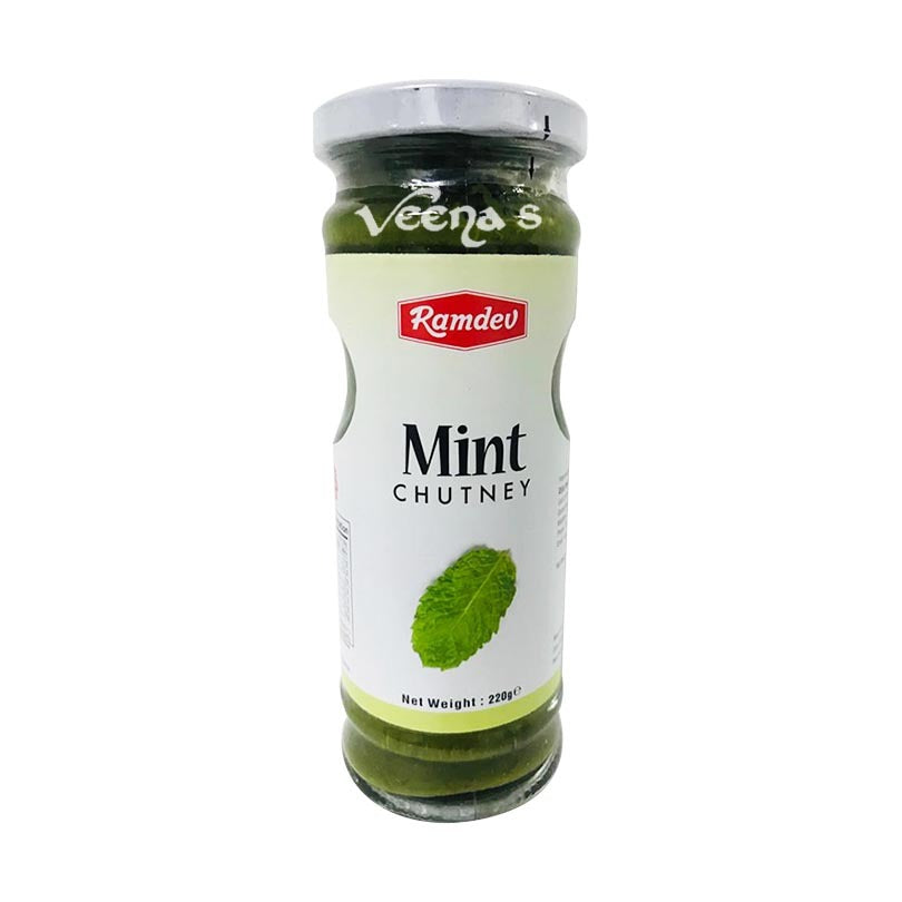 Buy Ramdev Chutney Mint 220g at Veenas.com - Online Indian Grocery Store UK