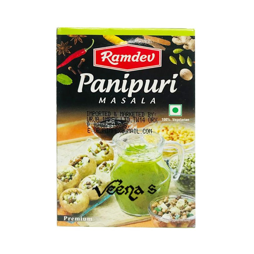 Buy Ramdev Panipuri Masala 50g at Veenas.com - Online Indian Grocery Store UK