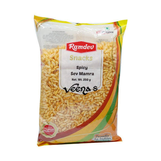 Buy Ramdev Snacks Spicy Sev Mamra 300g at Veenas.com - Online Indian Grocery Store UK