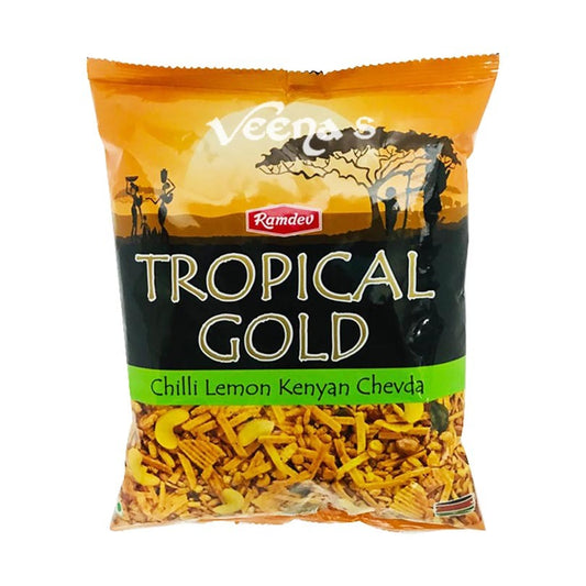 Buy Ramdev Tropical Gold Chilli Lemon Kenyan Chevda at Veenas.com - Online Indian Grocery Store UK