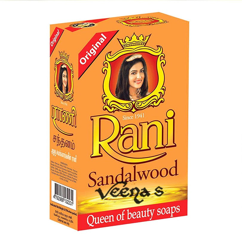 Buy Rani Sandalwood Soap at Veenas.com - Online Indian Grocery Store UK