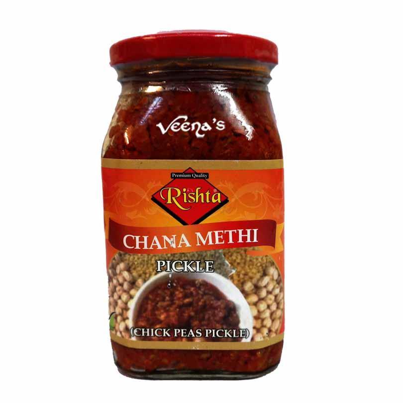Buy Rishta Channa Methi Pickle 400g at Veenas.com - Online Indian Grocery Store UK