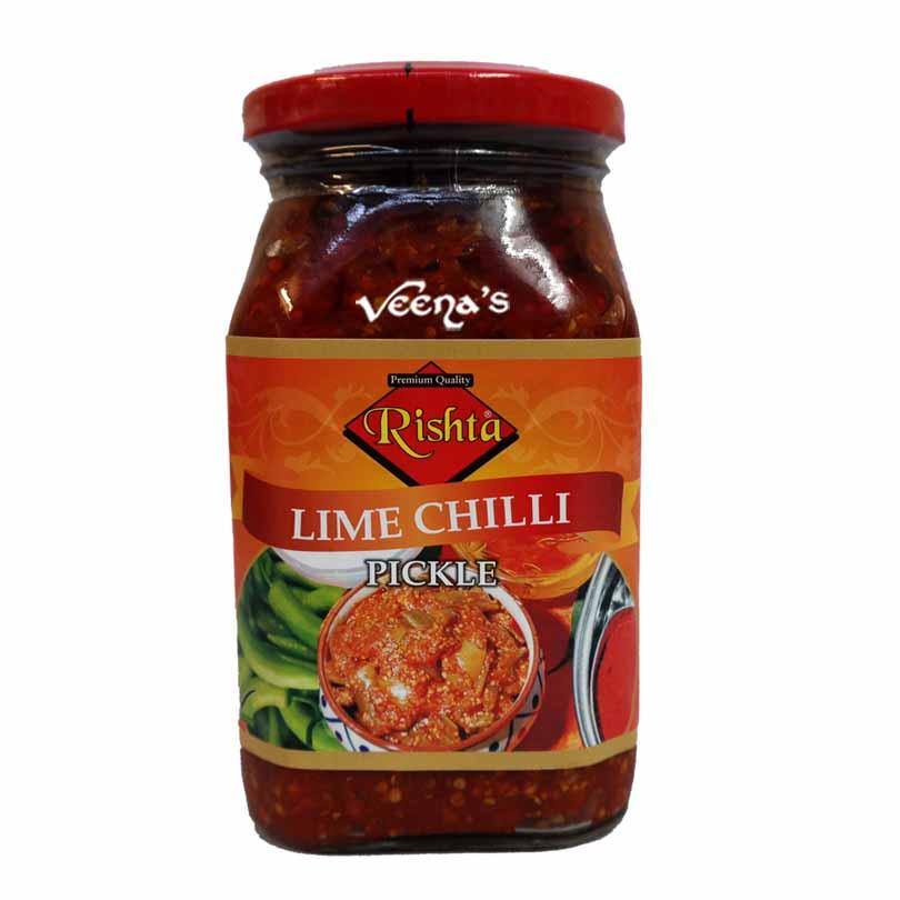 Buy Rishta Lime Chilli Pickle 400g at Veenas.com - Online Indian Grocery Store UK 