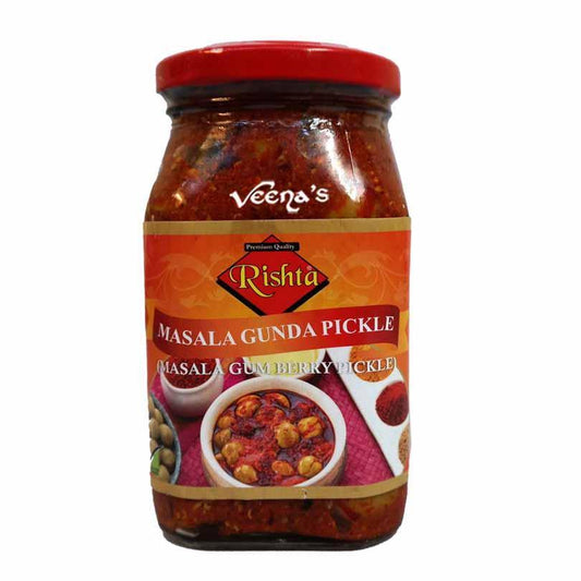 Buy Rishta Masala Gunda Pickle 400g at Veenas.com - Online Indian Grocery Store UK