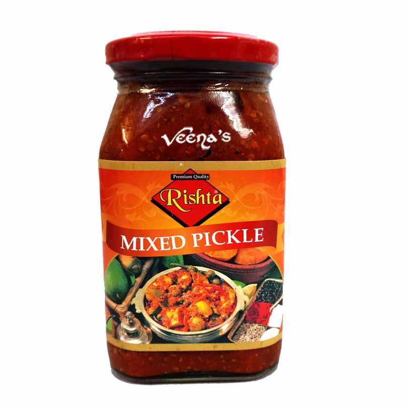 Buy Rishta Mixed Pickle 400g at Veenas.com - Online Indian Grocery Store UK