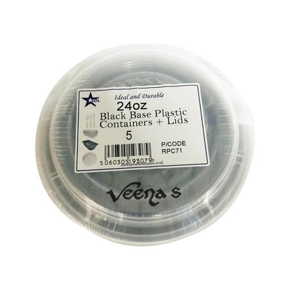 SDL 240Z Black Base Plas Container & Lids