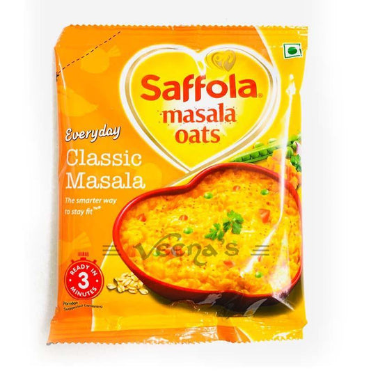 Buy Saffola Masala Oats Classic Masala 38g at Veenas.com - Online Indian Grocery Store UK