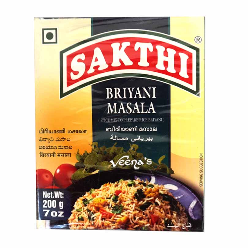 Buy Sakthi Biryani Masala 200g at Veenas.com - Online Indian Grocery Store UK