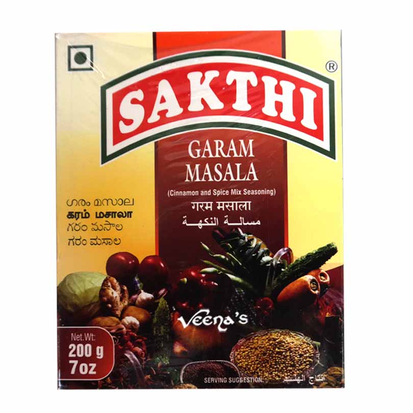 Buy Sakthi Garam Masala 200g at Veenas.com - Online Indian Grocery Store UK