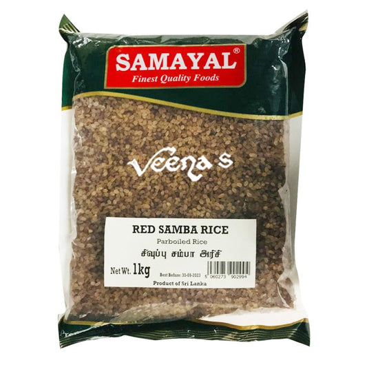 Samayal Red Samba Rice (Parboiled Rice) 1kg