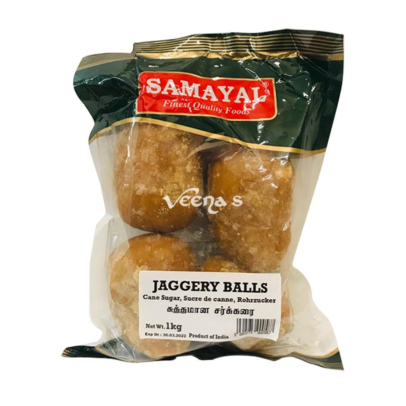 Buy Samayal Jaggery Ball Gold 1kg at Veenas.com - Online Indian Grocery Store UK