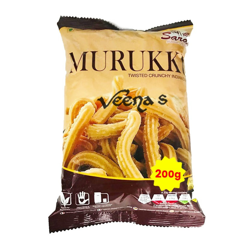 Buy Saras Murukku 200g at Veenas.com - Online Indian Grocery Store UK