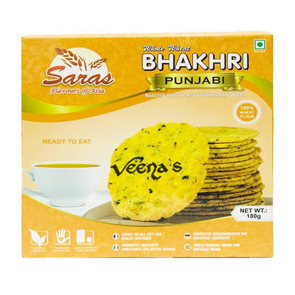 Saras Whole Wheat Bhakhri Punjabi 180g
