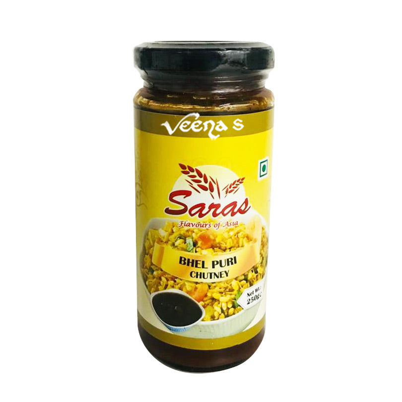 Buy Saras Bhel Puri Chutney 250g at Veenas.com - Online Indian Grocery Store UK
