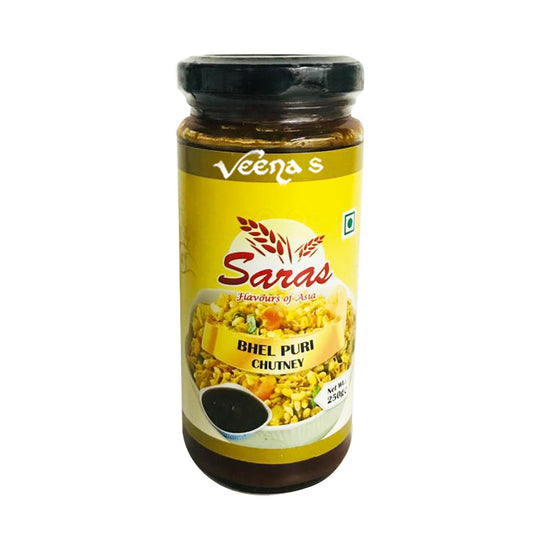 Buy Saras Bhel Puri Chutney 250g at Veenas.com - Online Indian Grocery Store UK