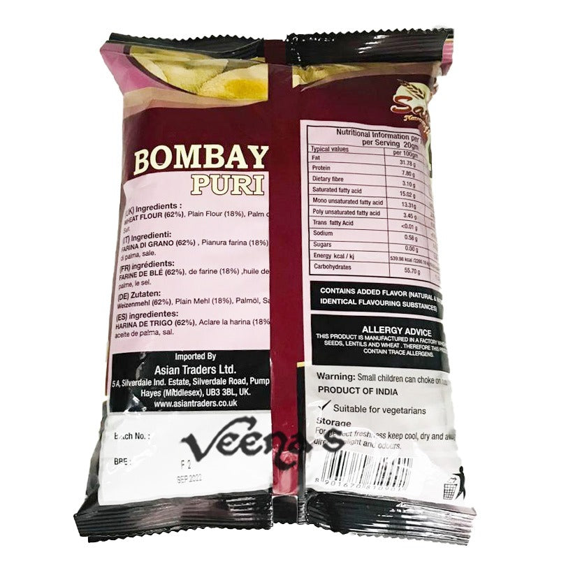 Buy Saras Bombay Puri 200g at Veenas.com - Online Indian Grocery Store UK
