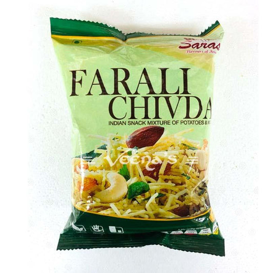 Buy Saras Farali Chiwda 200g at Veenas.com - Online Indian Grocery Store UK