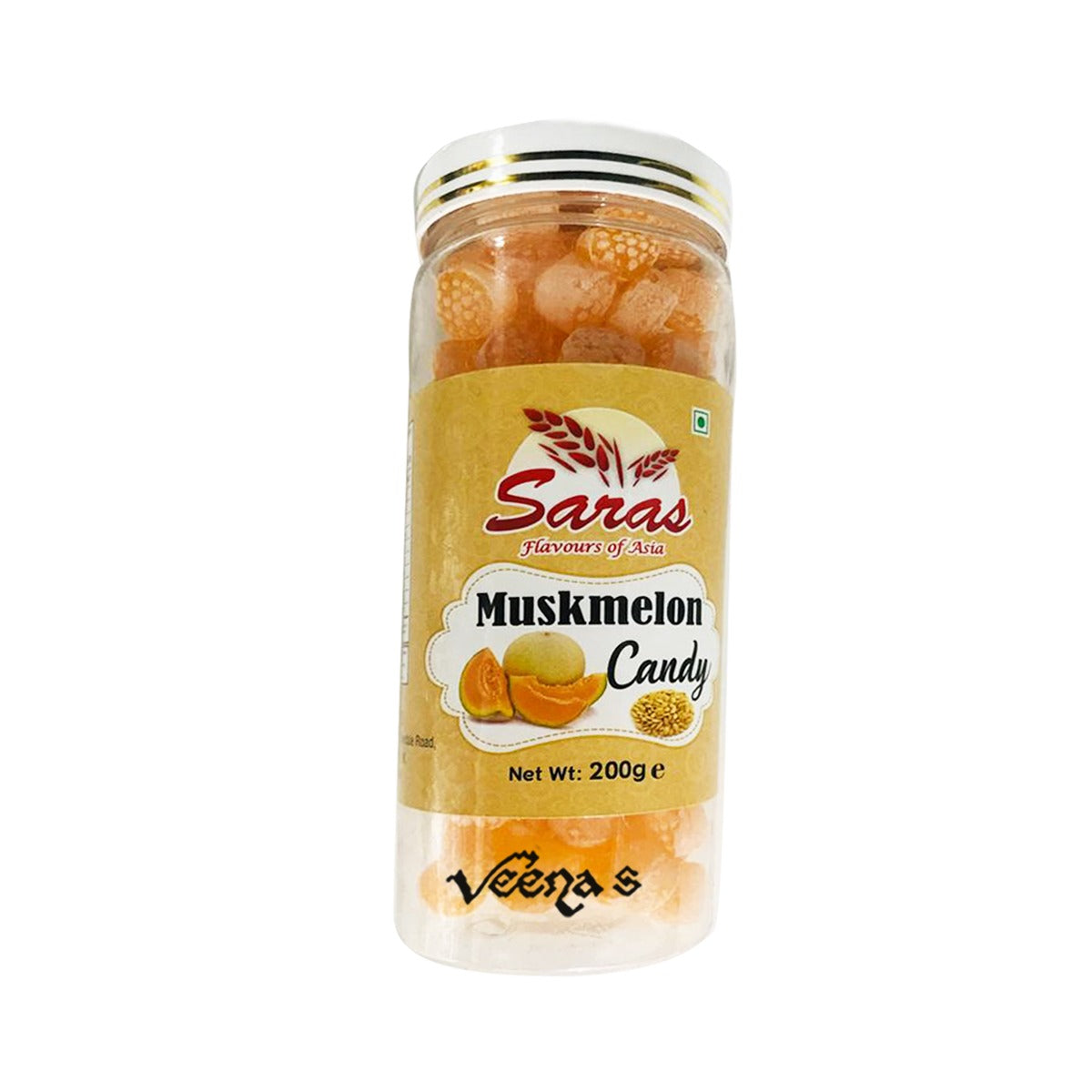 Buy Saras Muskmelon Candy 200g at Veenas.com - Online Indian Grocery Store UK