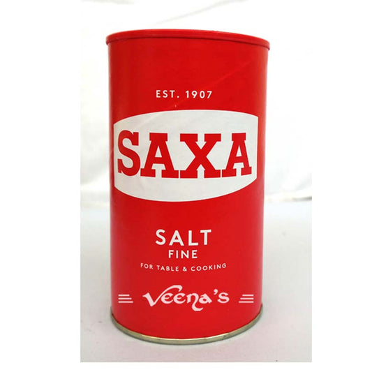 Buy Saxa Table Salt Fine Drum 750G at Veenas.com - Online Indian Grocery Store UK