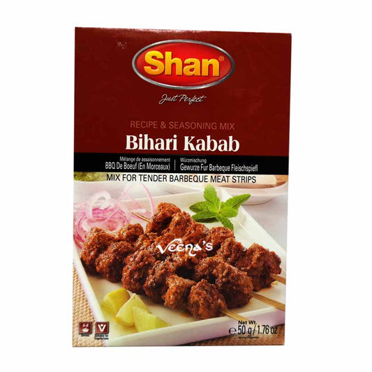 Buy Shan Bihari Kabab Masala 50g at Veenas.com - Online Indian Grocery Store UK