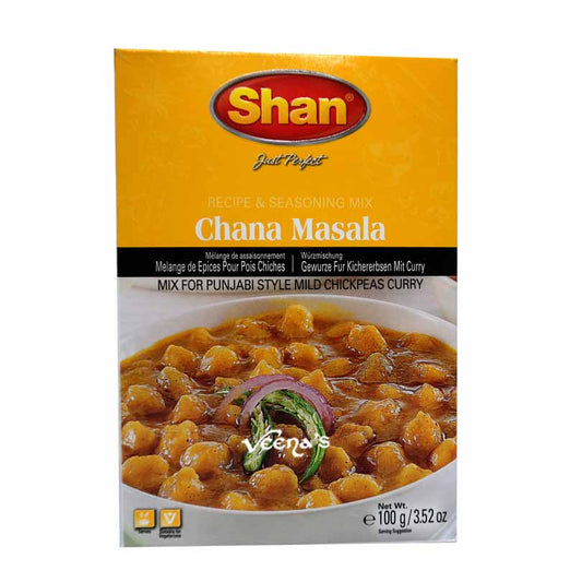 Buy Shan Chana Masala 100g at Veenas.com - Online Indian Grocery Store UK