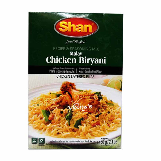 Buy Shan Chicken Briyani Mix 60g at Veenas.com - Online Indian Grocery Store UK