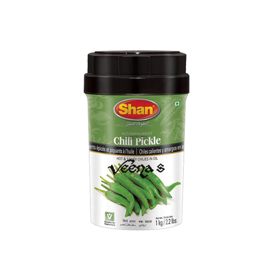 Buy Shan Chilli Pickle 1kg at Veenas.com - Online Indian Grocery Store UK