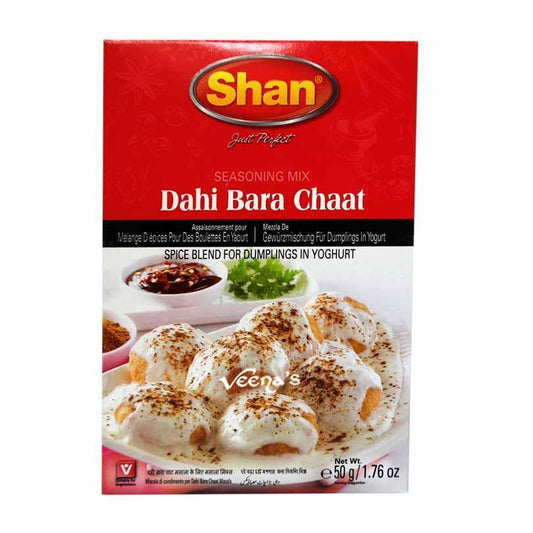 Buy Shan Mix Dahi Bara Chaat Masala 50g at Veenas.com - Online Indian Grocery Store UK