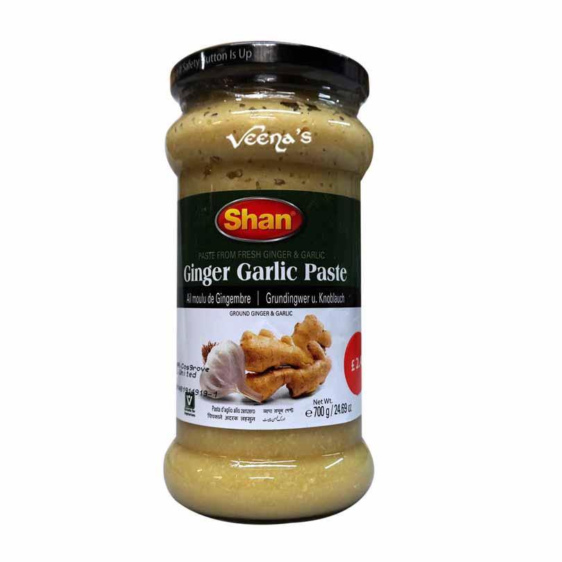 Buy Shan Ginger & Garlic Paste 700g at Veenas.com - Online Indian Grocery Store UK