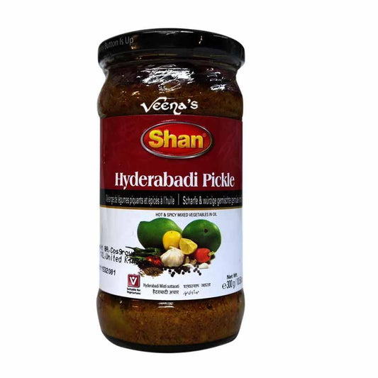 Buy Shan Hydrabadi Pickle 300g at Veenas.com - Online Indian Grocery Store UK