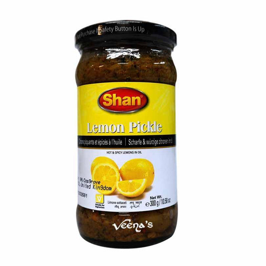 Buy Shan Lemon Pickle 300g at Veenas.com - Online Indian Grocery Store UK