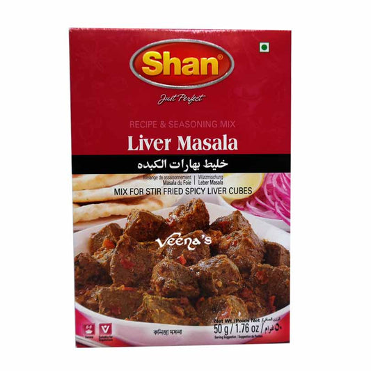 Buy Shan Liver Masala 50g at Veenas.com - Online Indian Grocery Store UK