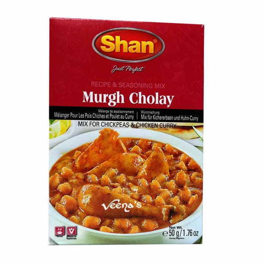 Buy Shan Mix Murgh Cholay Curry 50g at Veenas.com - Online Indian Grocery Store UK