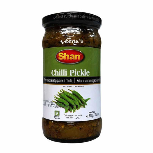 Buy Shan Pickle Chilli 300g at Veenas.com - Online Indian Grocery Store UK