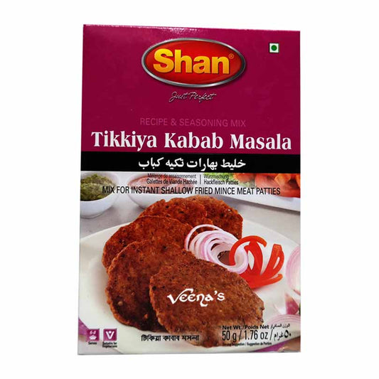 Buy Shan Tikkiya Kabab Masala 50g at Veenas.com - Online Indian Grocery Store UK