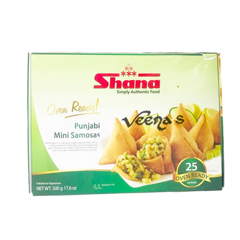 Buy Shana Mini Punjabi Samosas 500g at Veenas.com - Online Indian Grocery Store UK