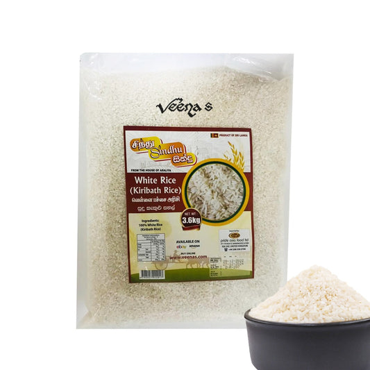 Sindhu White Rice (Kiribath) 3.6kg