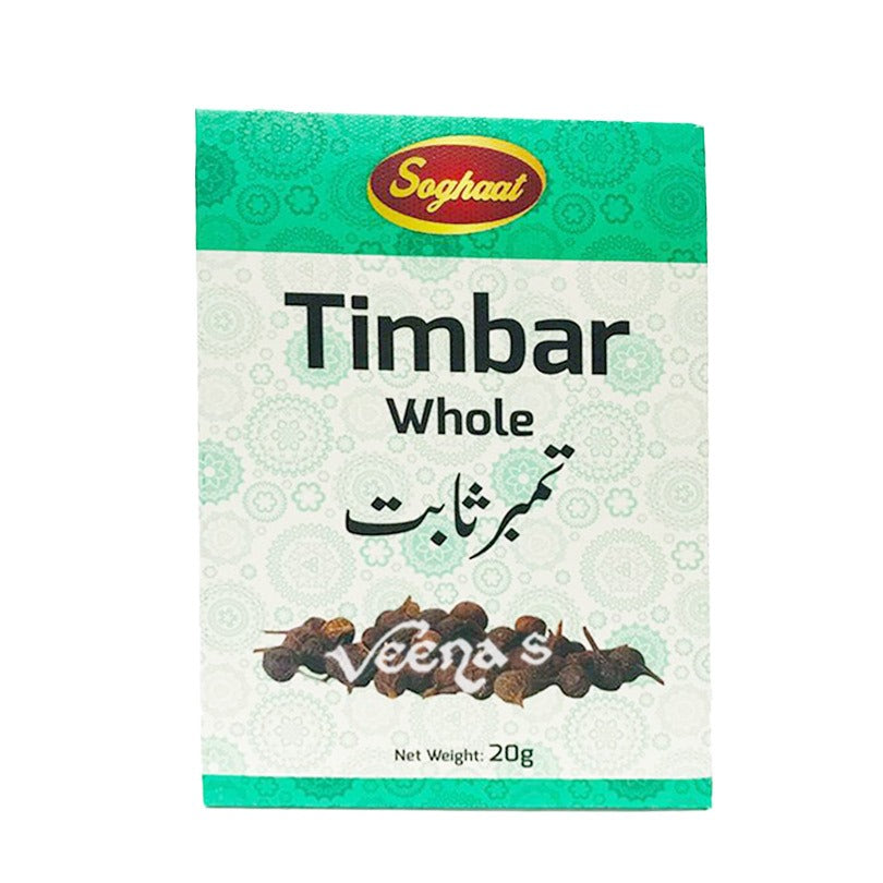 Buy Soghaat Timbar Whole 20g at Veenas.com - Online Indian Grocery Store UK