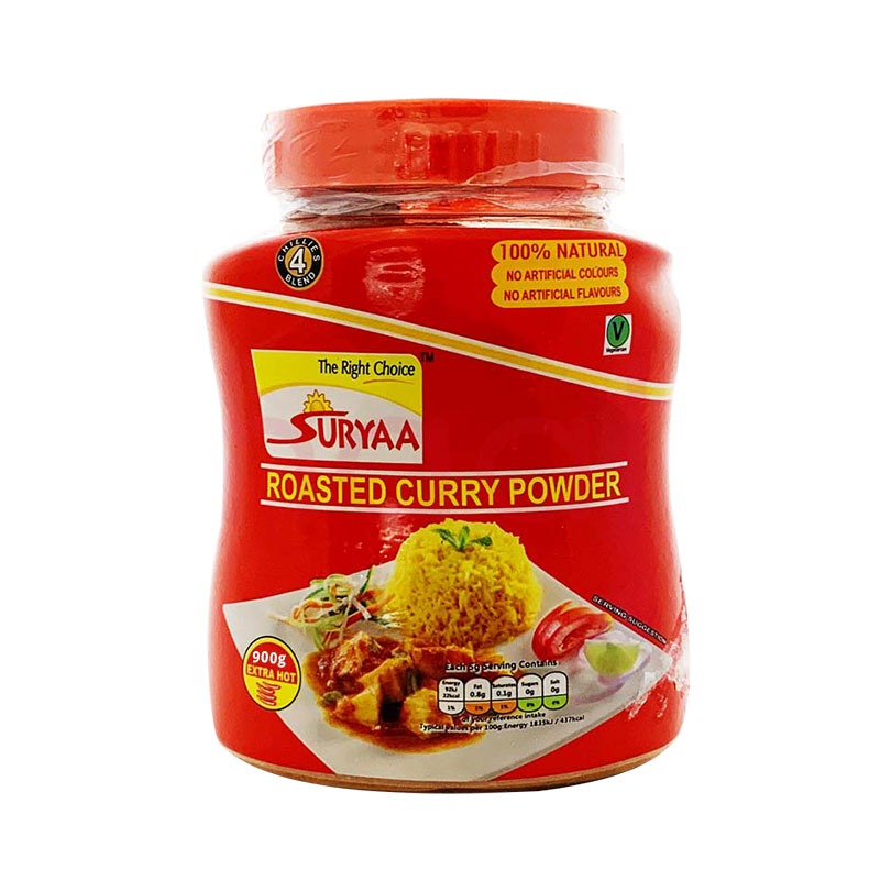 Suryaa Roasted Curry Powder Extra Hot 900g