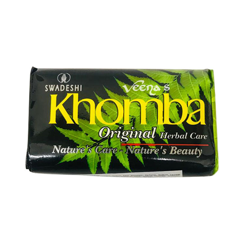 Buy Swadeshi Khomba Original Herbal Care Soap 75g at Veenas.com - Online Indian Grocery Store UK