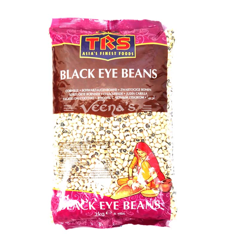 Buy TRS Black Eye Beans 2kg at Veenas.com - Online Indian Grocery Store UK