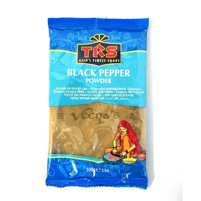 Buy TRS Black Pepper Powder 100g at Veenas.com - Online Indian Grocery Store UK