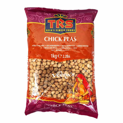 Buy TRS Chick Peas 1kg at Veenas.com - Online Indian Grocery Store UK
