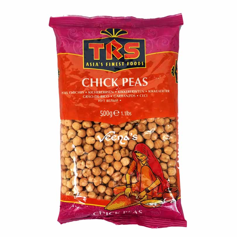 Buy TRS Chick Peas 500g at Veenas.com - Online Indian Grocery Store UK